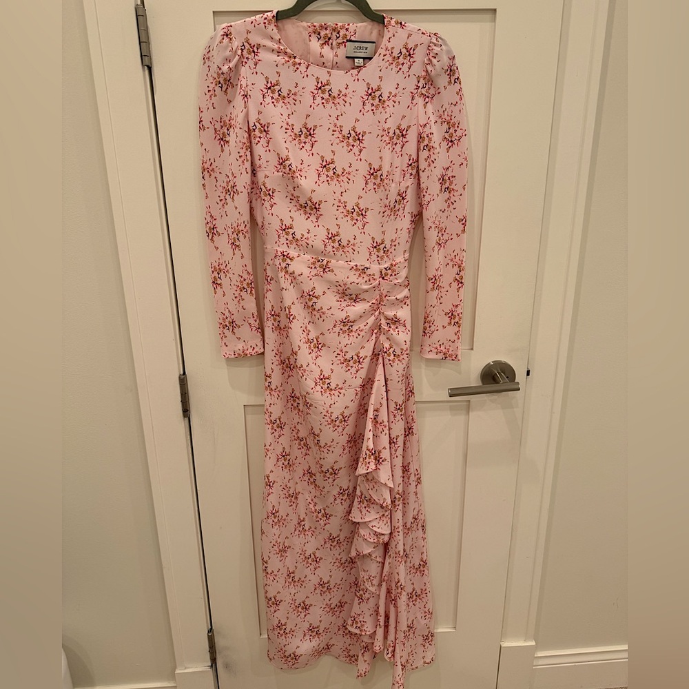 JCrew Collection Floral Midi Occasion Dress